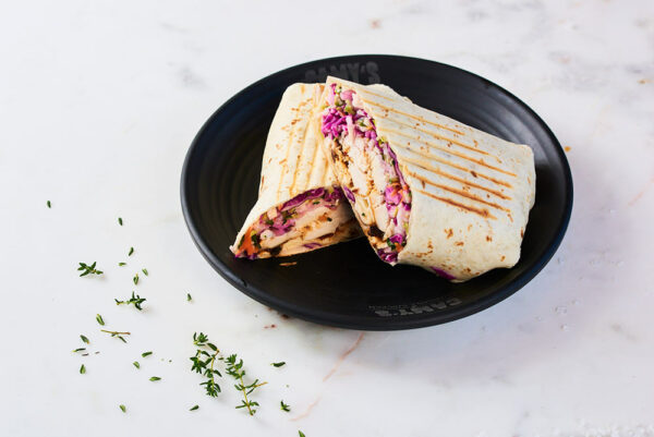 Chicken Coleslaw Wrap