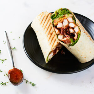 Sweet Chilli Schnitzel Wrap